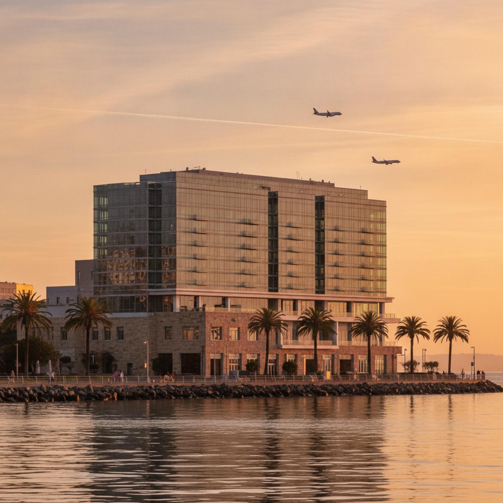 SF Airport Marriott Waterfront on the Burlingame bayfront