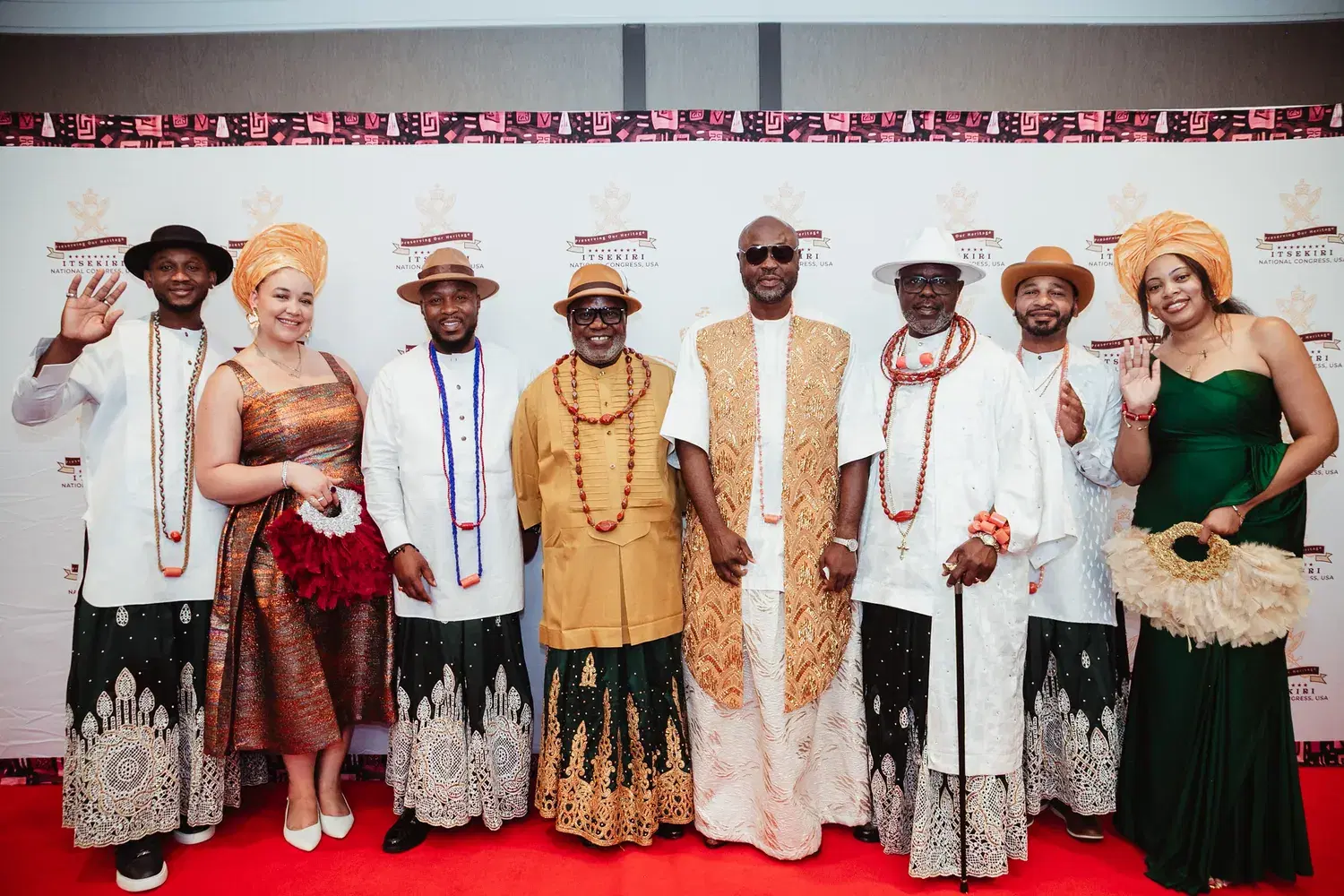 Arrivals on the red carpet at the 2026 convention gala